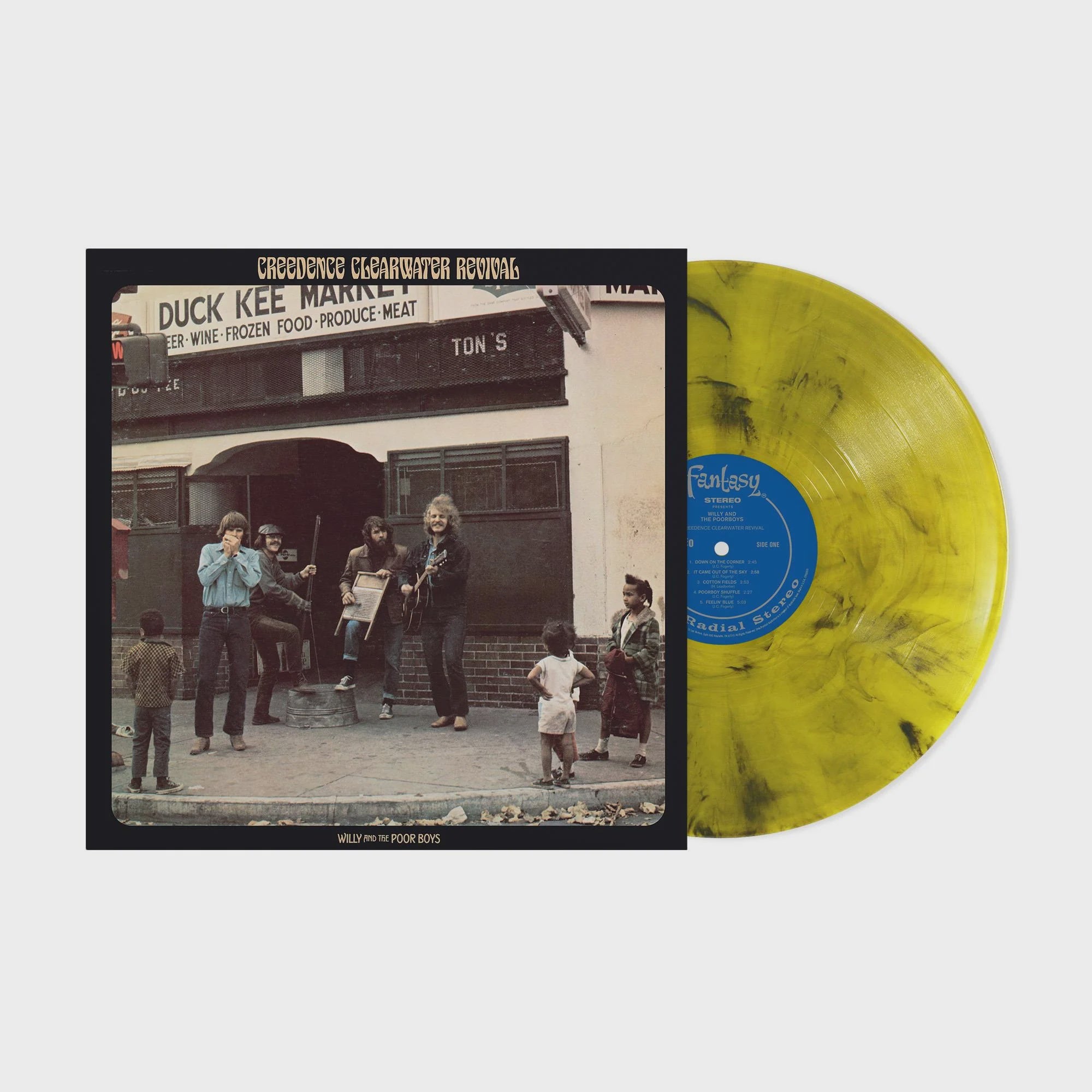 Creedence Clearwater Revival - Willy And The Poor Boys Yellow Smoke Coloured Vinyl LP