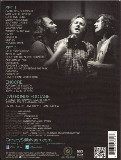 Crosby, Stills & Nash – CSN 2012 2CD+DVD (New)