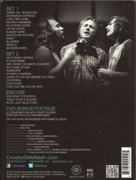 Crosby, Stills & Nash – CSN 2012 2CD+DVD (New)