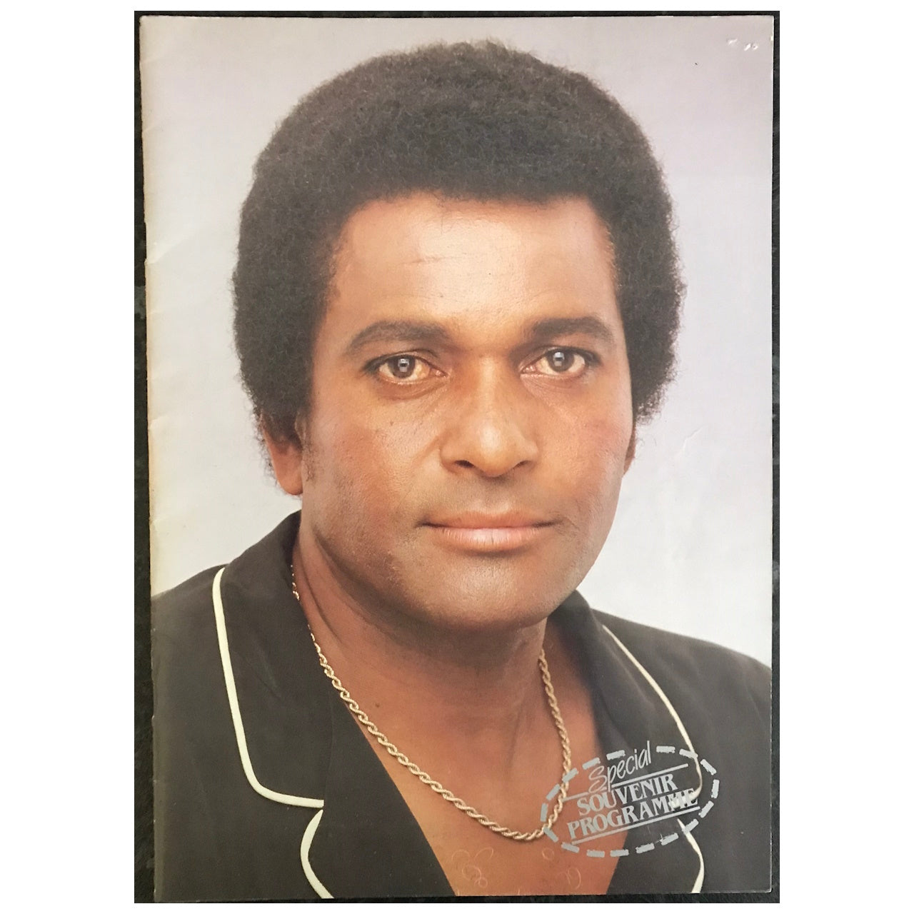 Charley Pride - 1986 Australia & New Zealand Original Concert Tour Program (Autographed) With Concert Ticket Stubs