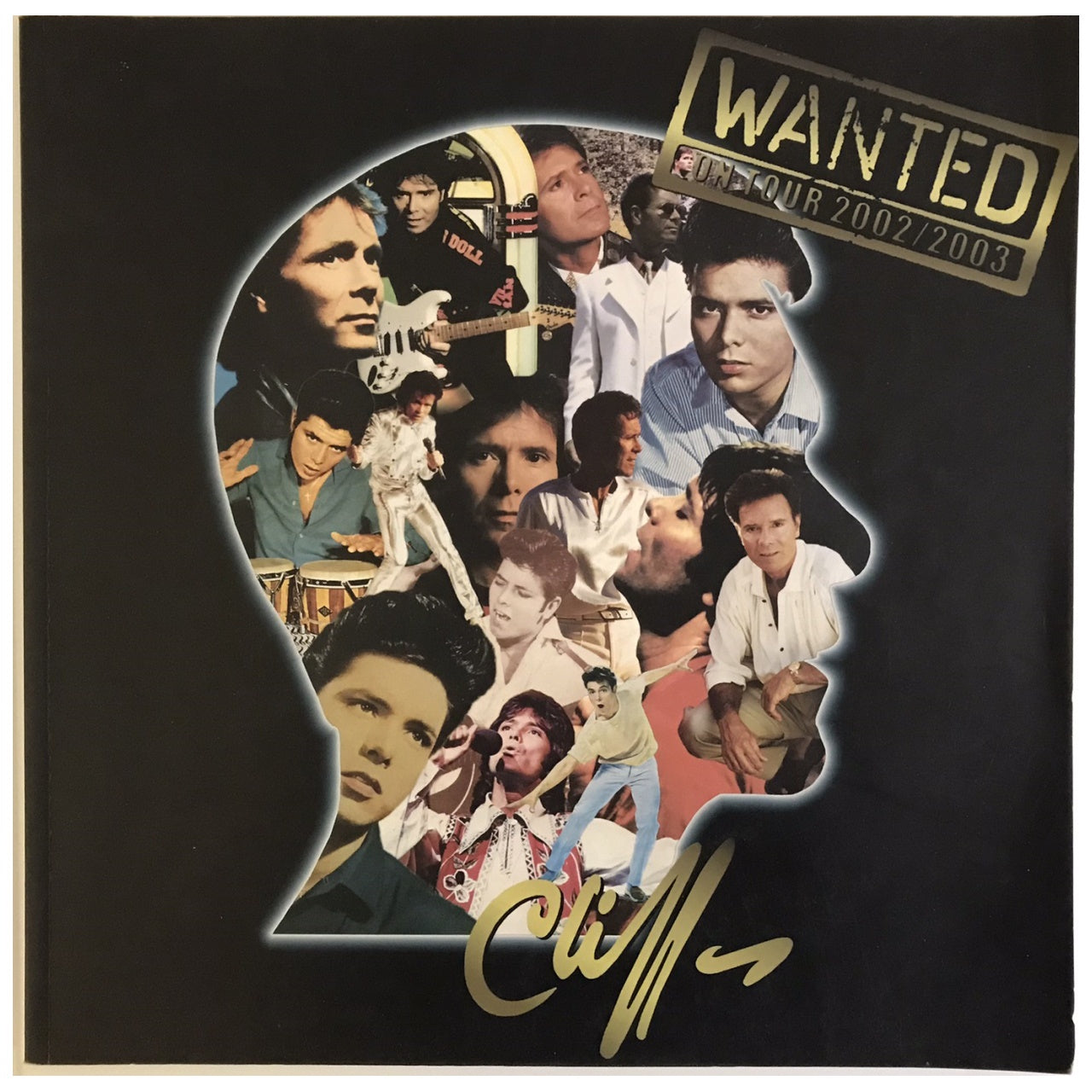 Cliff Richard - Wanted On Tour 2002/03 Original Concert Tour Program