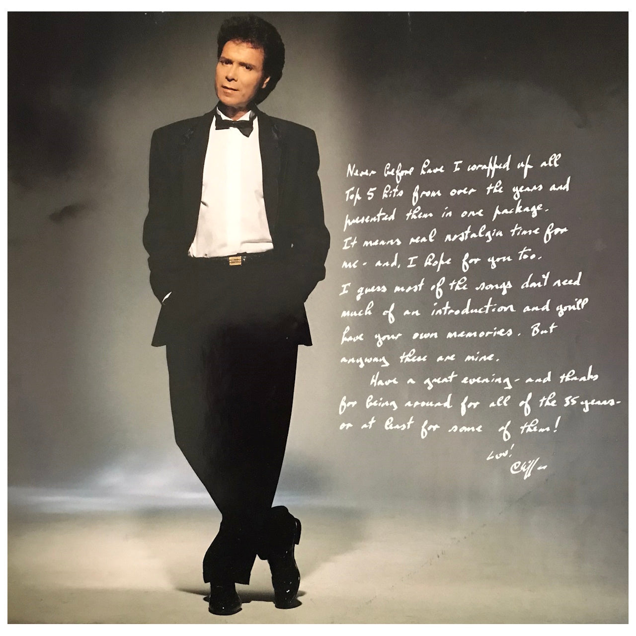 Cliff Richard - The Hit List Tour 1995 New Zealand & Australia Original Concert Tour Program With Concert Ticket
