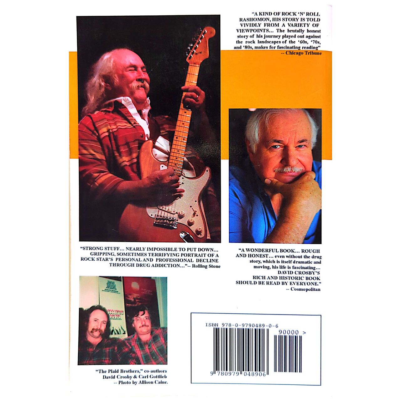 David Crosby & Carl Gottlieb - 2007 Long Time Gone: David Crosby Autobiography Special Reissue Ed Book  (Used)