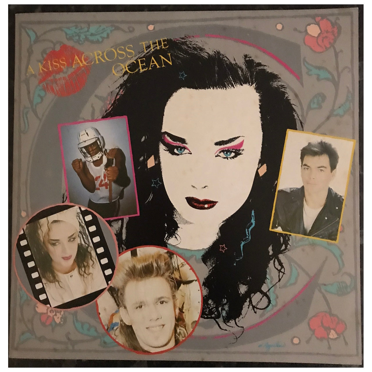Culture Club - A Kiss Across The Ocean 1984 Original Concert Program With Concert Ticket