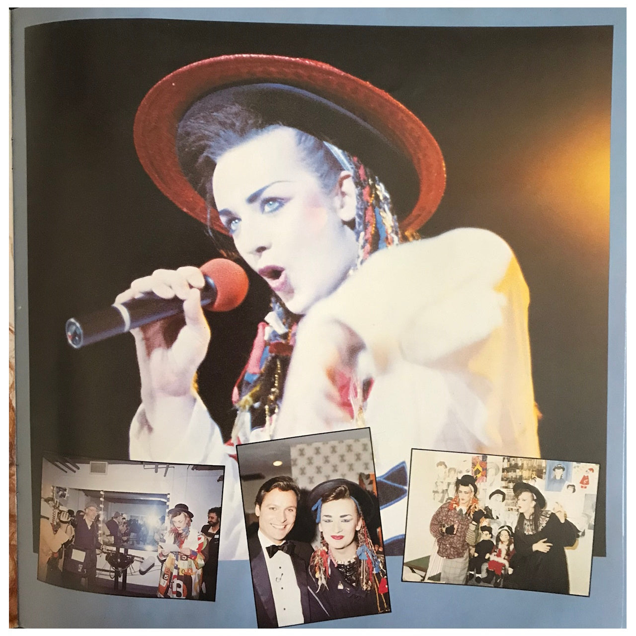 Culture Club - A Kiss Across The Ocean 1984 Original Concert Program With Concert Ticket