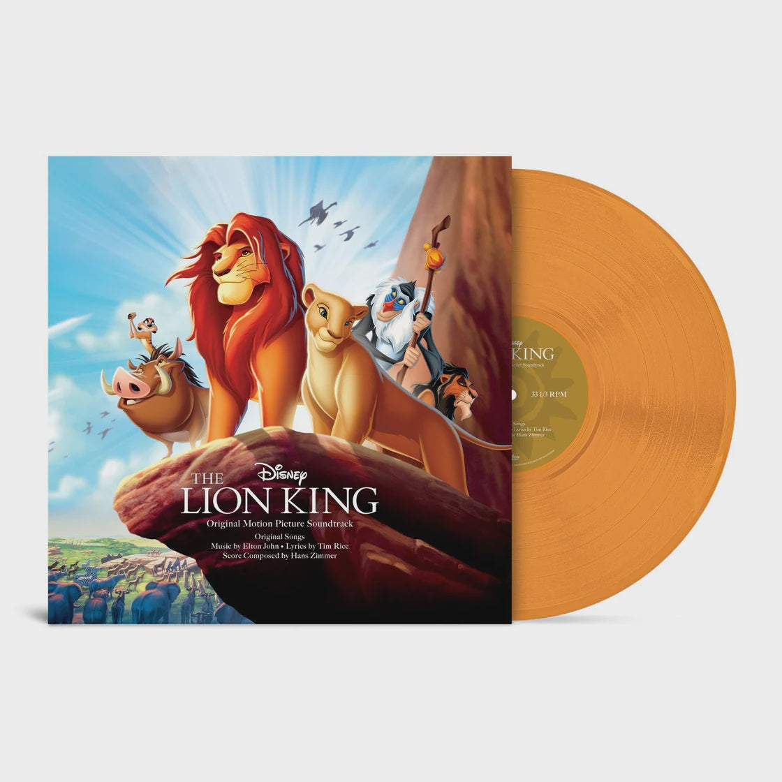 Soundtrack - The Lion King Original Motion Picture Soundtrack Orange Coloured Vinyl LP
