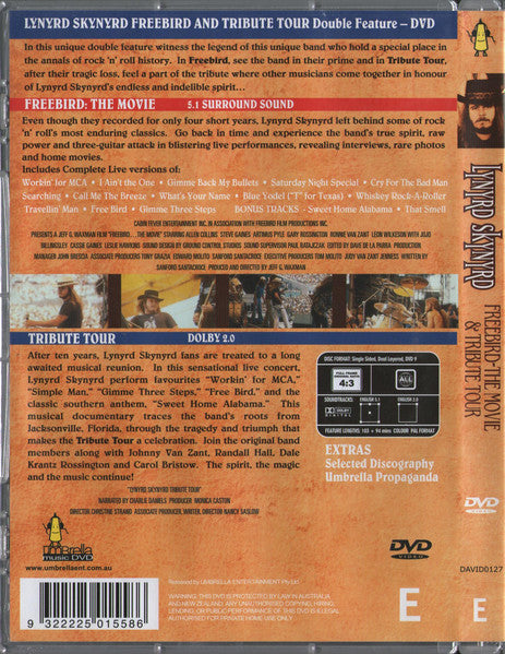 Lynyrd Skynyrd – Freebird - The Movie & Tribute Tour DVD