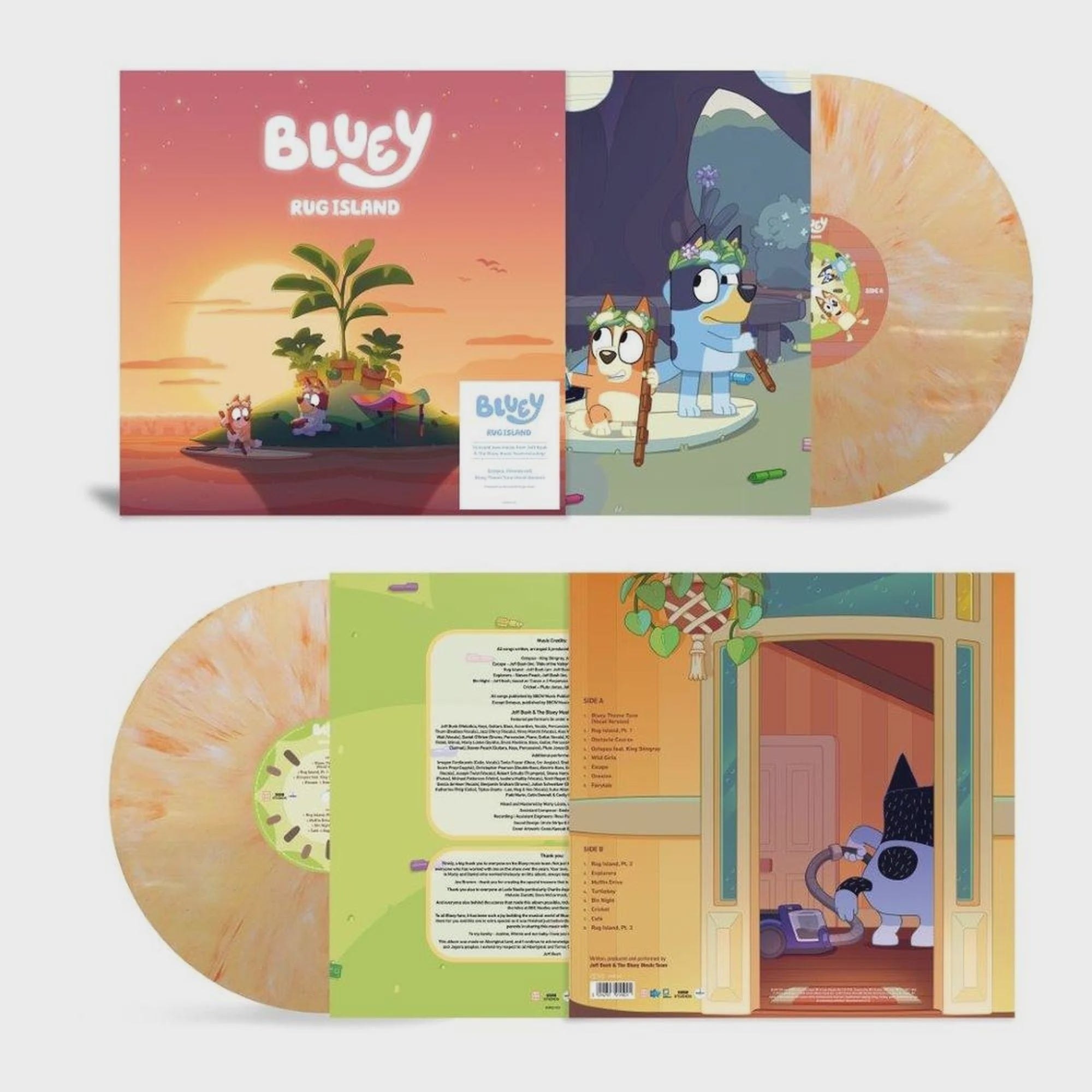 Soundtrack - Bluey: Rug Island Orange Coloured Vinyl LP