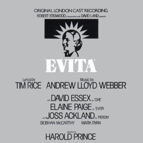 Andrew Lloyd Webber And Tim Rice – Evita: Original London Cast Recording CD