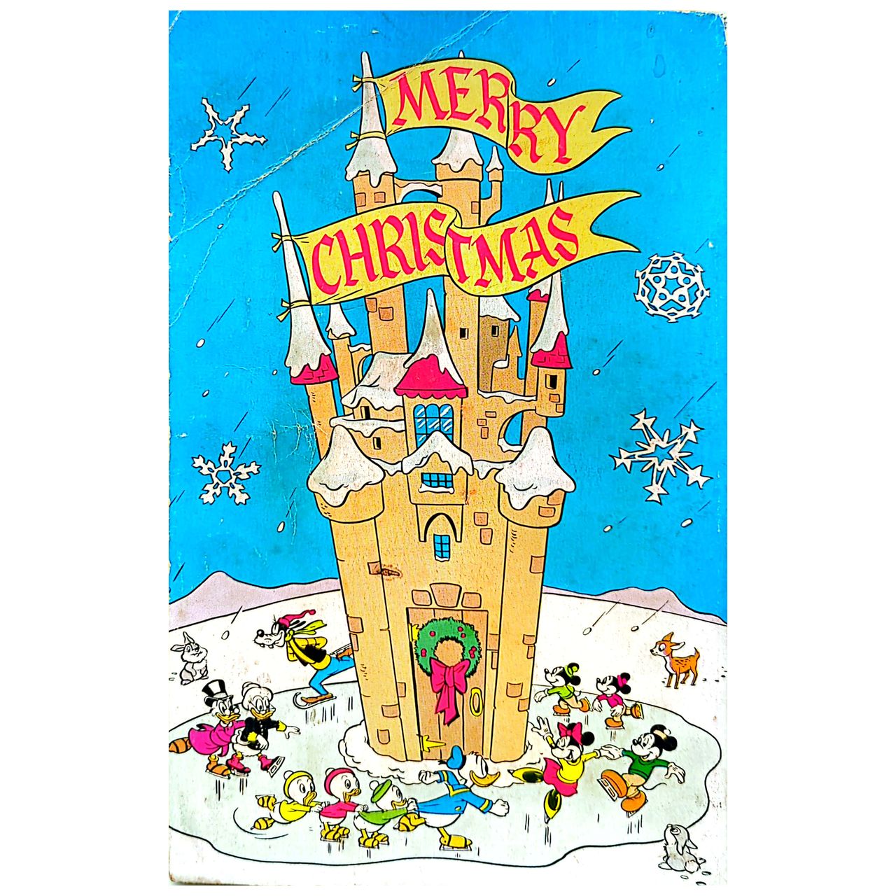 Disney - 1997 Golden Press Walt Disney Christmas Parade Book (Used)