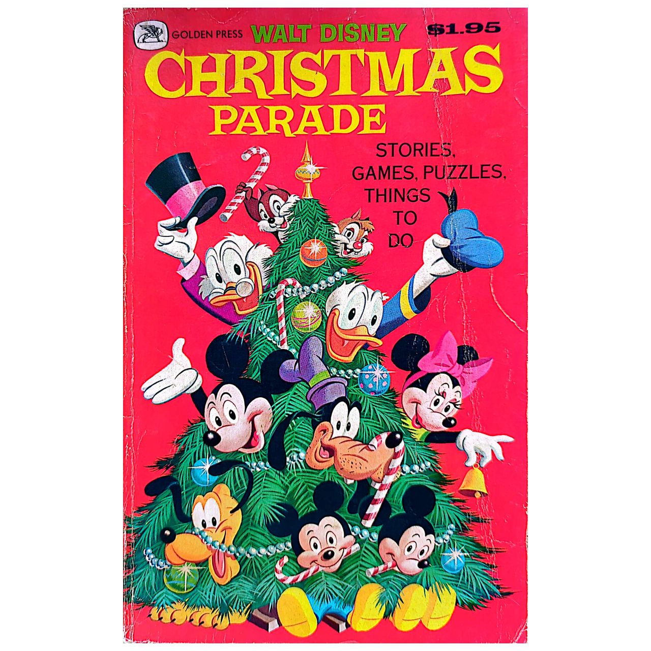 Disney - 1997 Golden Press Walt Disney Christmas Parade Book (Used)