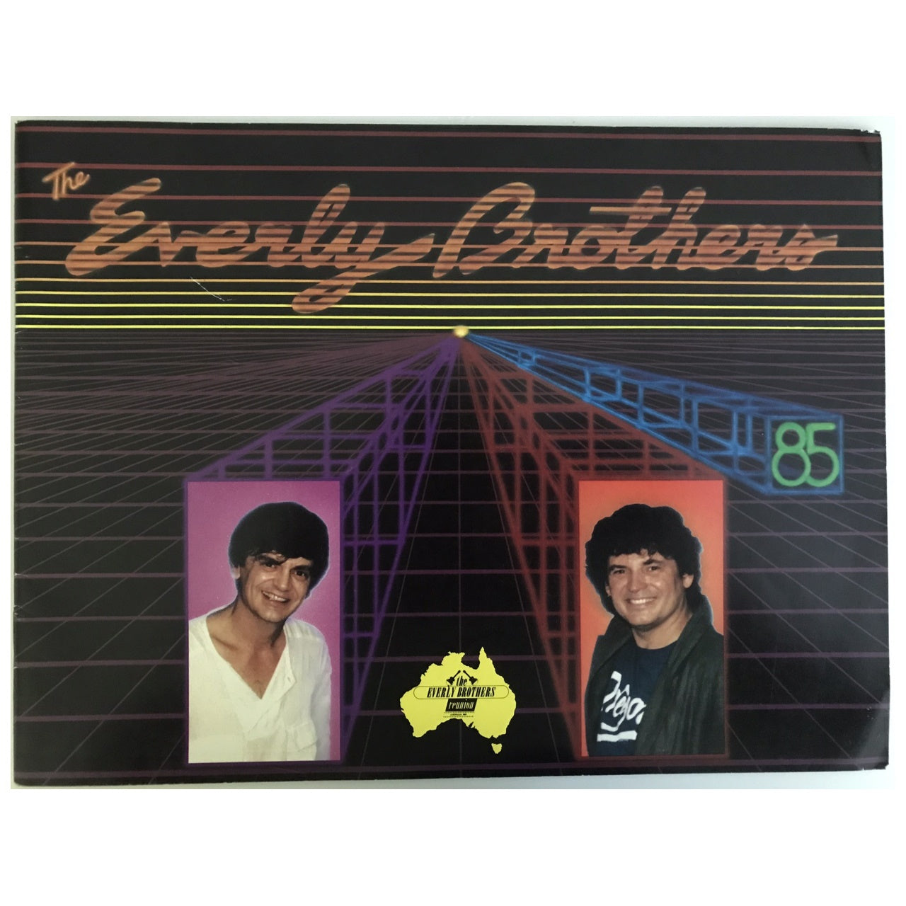 Everly Brothers - Australia Original 1985 Concert Tour Program
