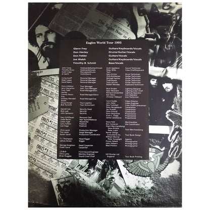 Eagles - Hell Freezes Over 1995 Original Concert Tour Program With Concert Ticket