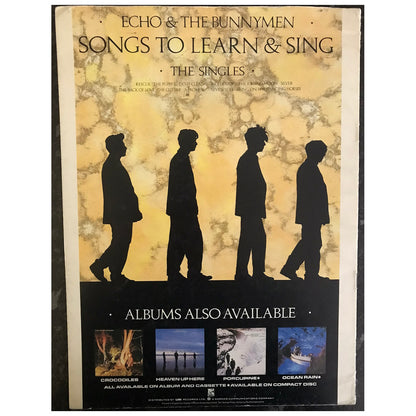 Echo & The Bunnymen - 1985 UK Original Concert Tour Program