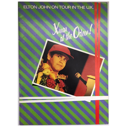 Elton John - Xmas At The Odeon! 1982 UK Original Concert Tour Program With Ticket