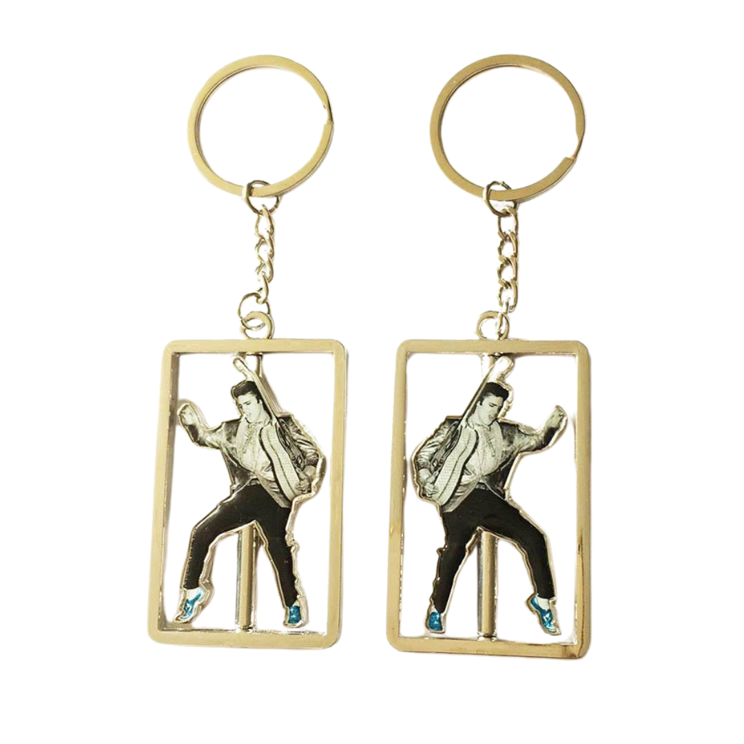 Elvis Presley - Blue Suede Shoes Spinner Keychain