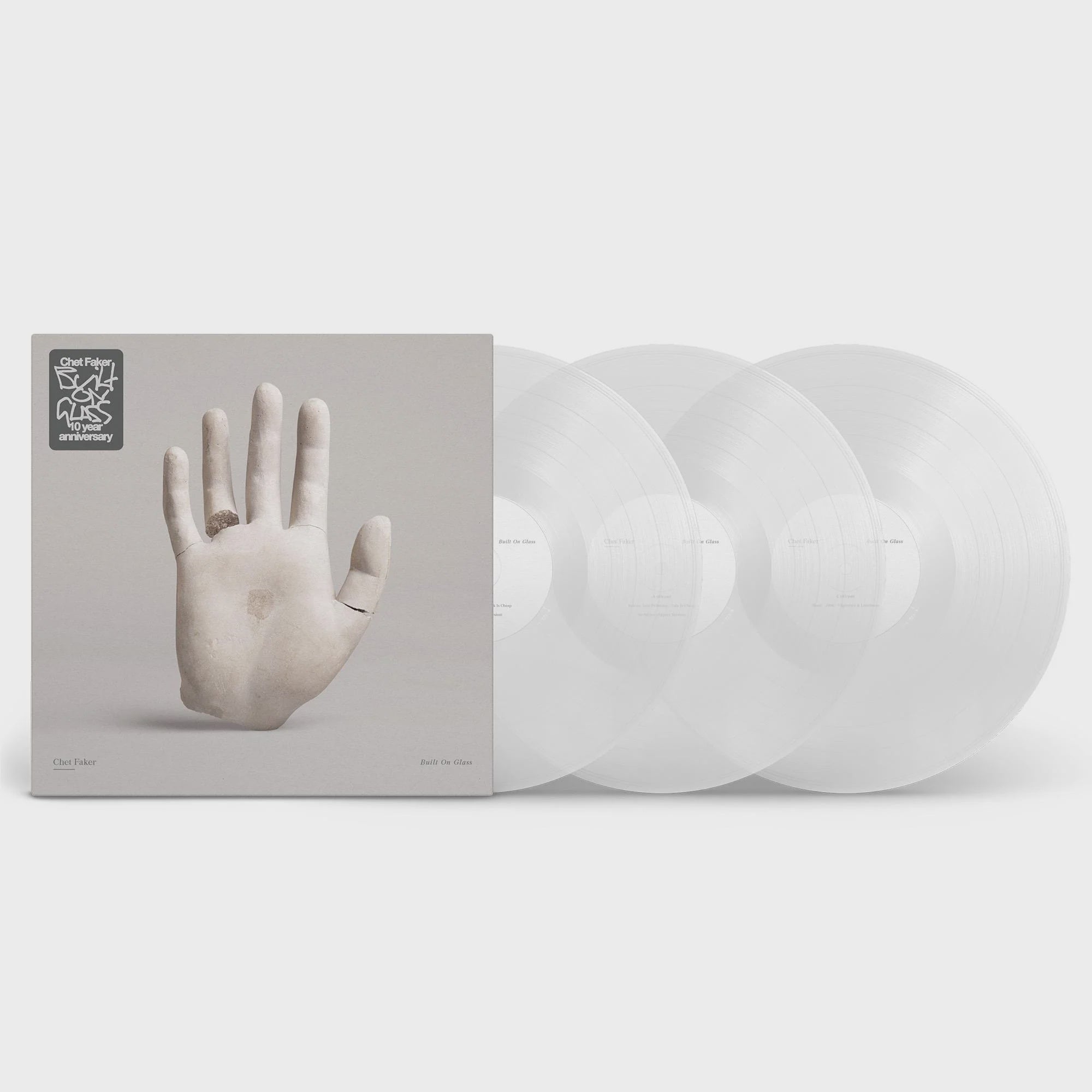 Chet Faker - Built On Glass 10th Anniversary Expanded Clear Vinyl 3LP