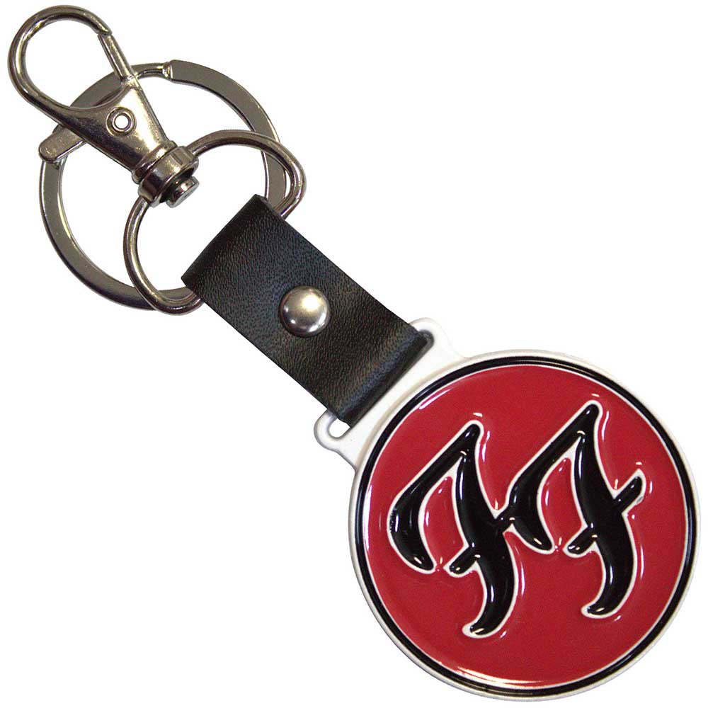 Foo Fighters - Red And White Logo Keychain