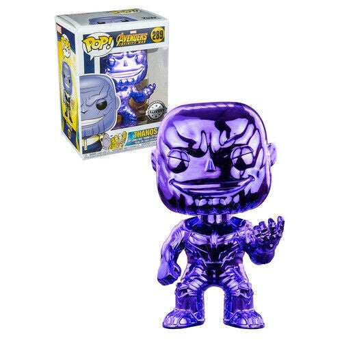Avengers: Infinity War - Thanos Purple Chrome Collectable Pop! Vinyl #289