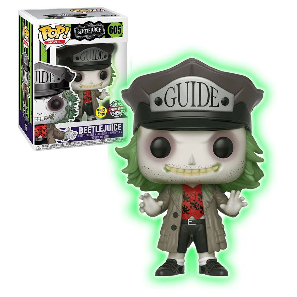 Beetlejuice - Beetlejuice With Hat Glow US Exclusive Collectable Pop! Vinyl #605