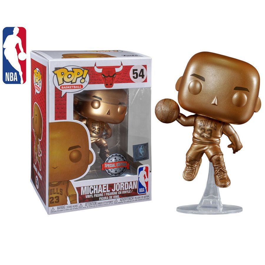 NBA Legends: Chicago Bulls - Michael Jordan (Bronze/Gold Slam Dunk) Collectable Pop! Vinyl #54