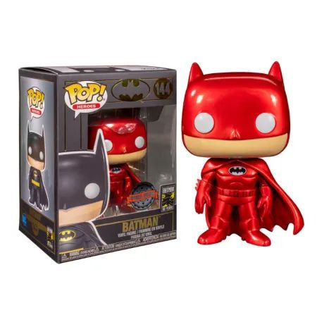 Batman - Batman Red Metallic US Exclusive Collectable Pop! Vinyl #144