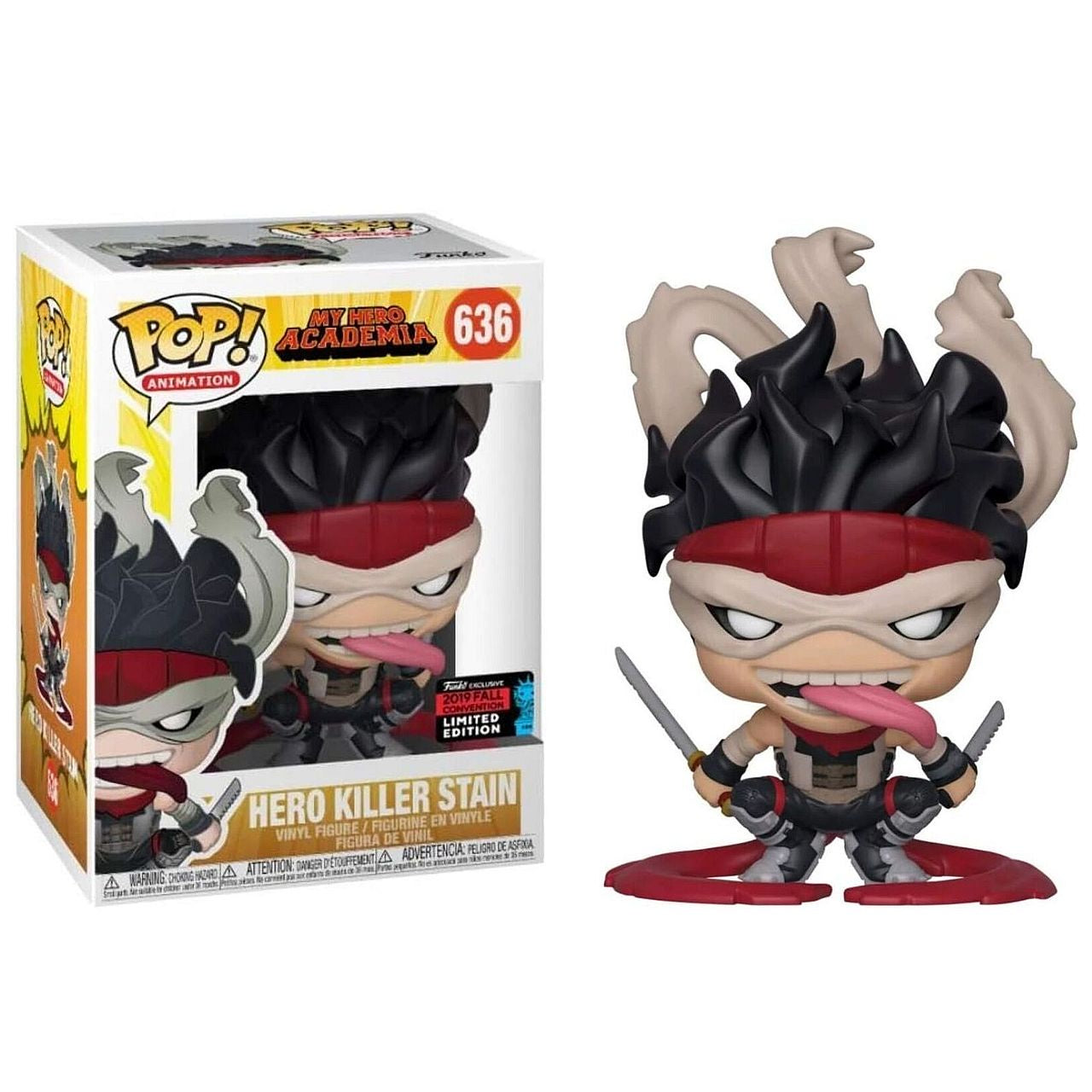 My Hero Academia - Hero Killer Stain 2019 NYCC Collectable Pop! Vinyl #636