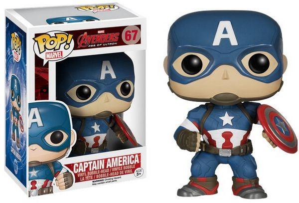 Avengers 2: Age Of Ultron - Captain America Collectable Pop! Vinyl #67 (Used)