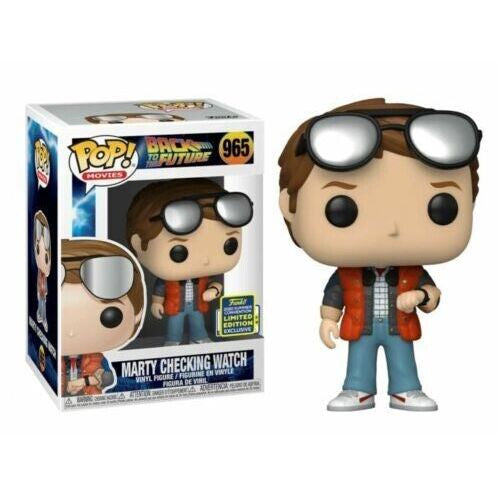 Back To The Future - Marty McFly Checking Watch Collectable Pop! Vinyl # 965