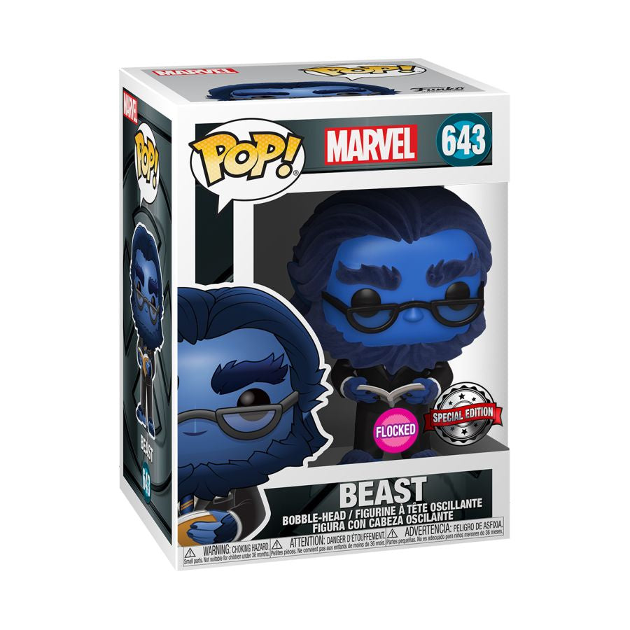 X-Men 3: The Last Stand - Beast Flocked US Exclusive Pop! Vinyl #643
