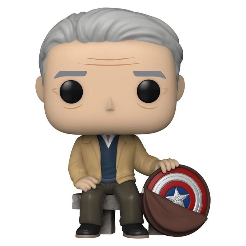 Avengers 4: Endgame - Old Man Steve Year of the Shield 80th Anniversary US Exclusive Collectable Pop!
