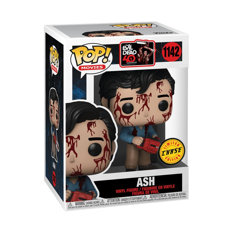 Evil Dead - Ash Blood Spattered Chase 40th Anniversary Collectable Pop! Vinyl