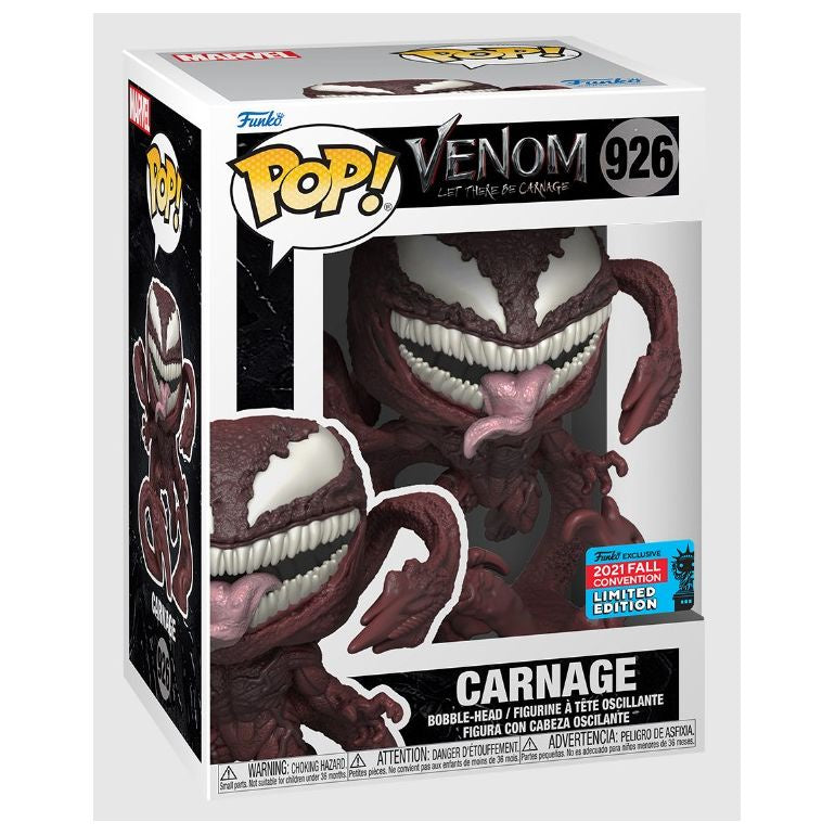 Venom Let There Be Carnage - Carnage NYCC 2021 Collectable Pop! Vinyl #926