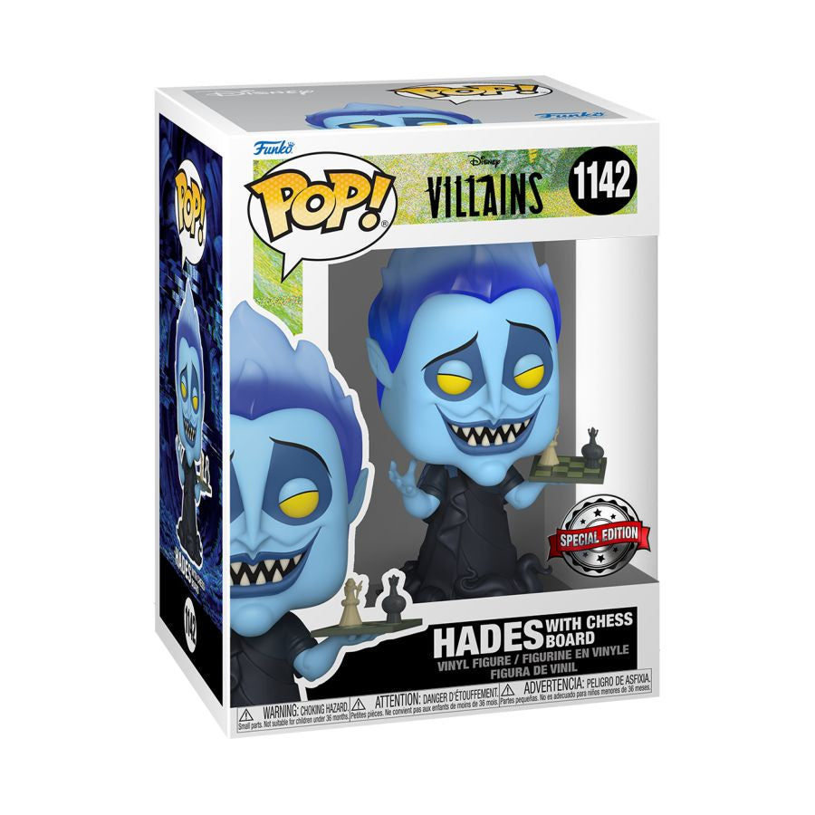 Disney Villains - Hades with Chess Board US Exclusive Pop! Vinyl