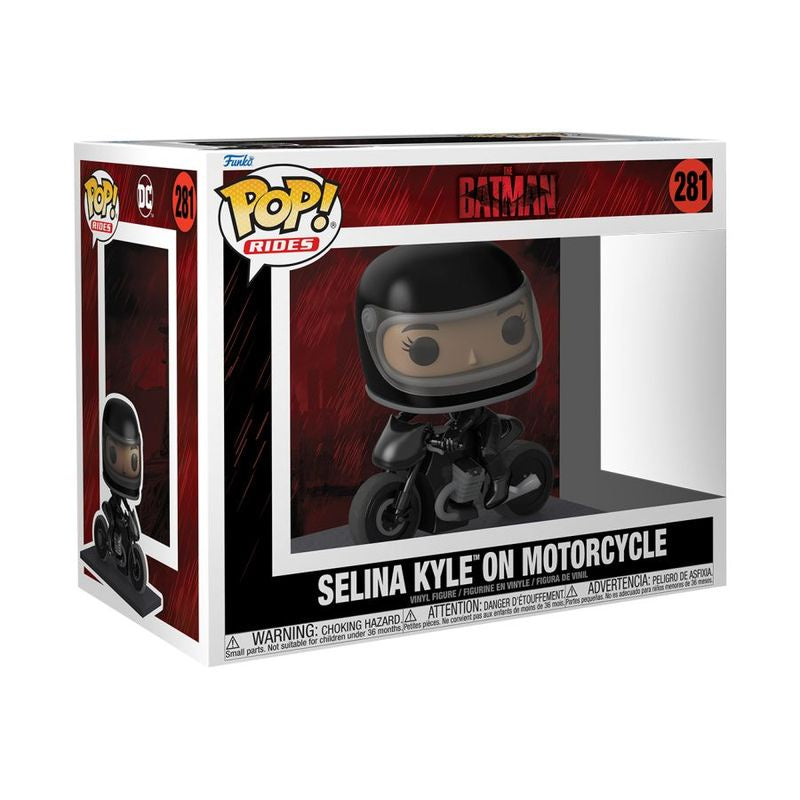 Batman (2022) - Selina Kyle On Motorcycle Pop! Ride