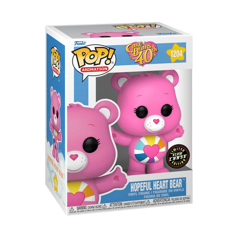 Care Bears 40th Anniversary - Hopeful Heart Bear Chase Collectable Pop! Vinyl