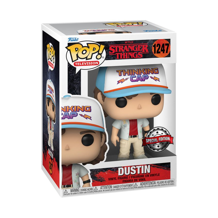 Stranger Things - Dustin In Dragon Shirt US Exclusive Collectable Pop! Vinyl