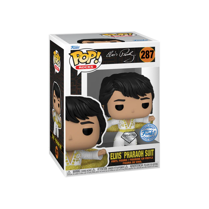 Elvis Presley - Elvis Pharaoh Suit US Exclusive Diamond Glitter Pop! Vinyl
