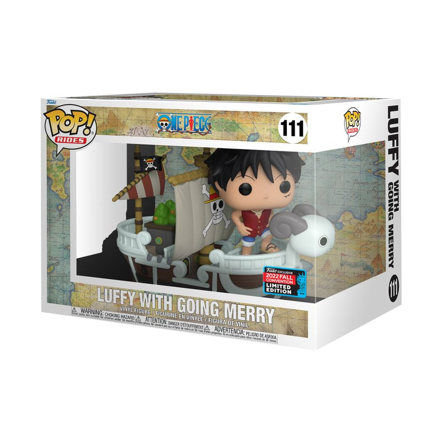 One Piece - Luffy with Going Merry NYCC 2022 US Exclusive Pop! Ride