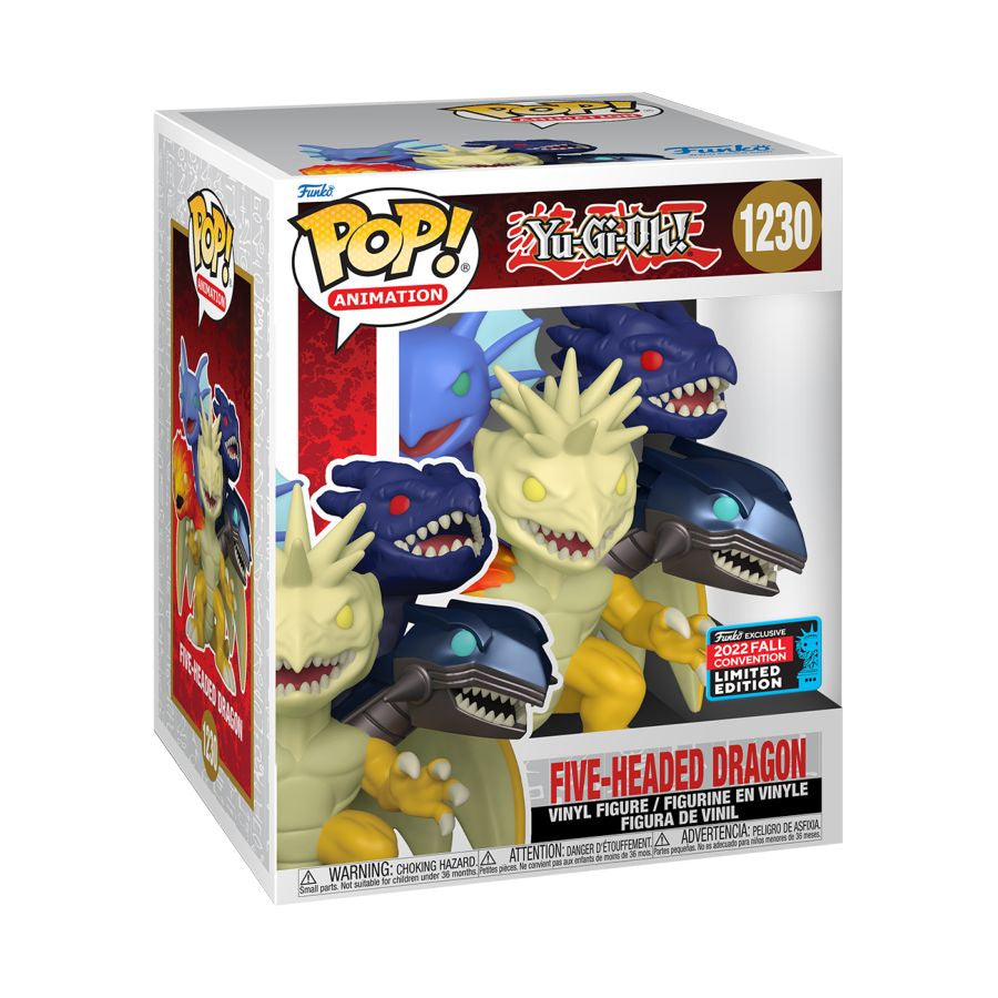 Yu-Gi-Oh! - Five-Headed Dragon NYCC 2022 US Exclusive 6" Pop! Vinyl