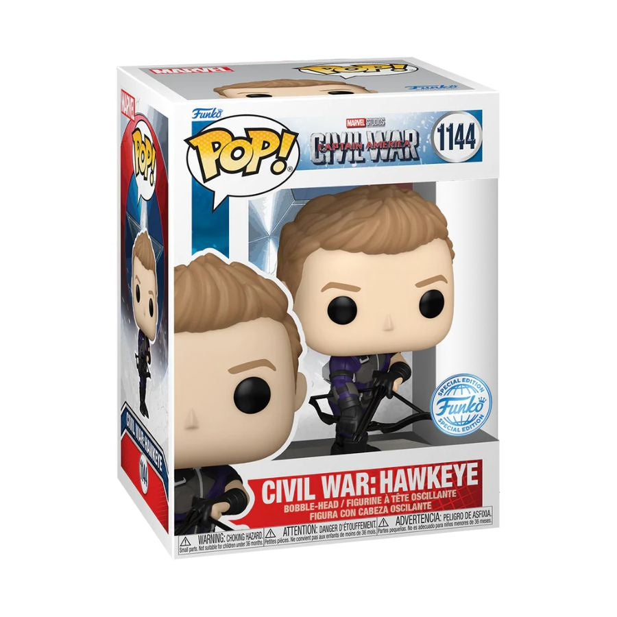 Captain America 3: Civil War - Hawkeye Build A Scene US Exclusive Pop! Vinyl