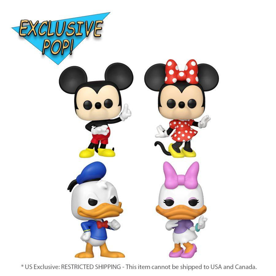 Disney - Classics US Exclusives Pop! Vinyl 4-Pack