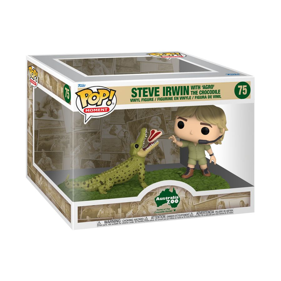Crocodile Hunter - Steve Irwin with Agro Pop! Moment