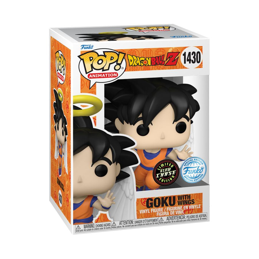 Dragon Ball Z - Goku With Wings US Exclusive Glow Chase Collectable Pop! Vinyl