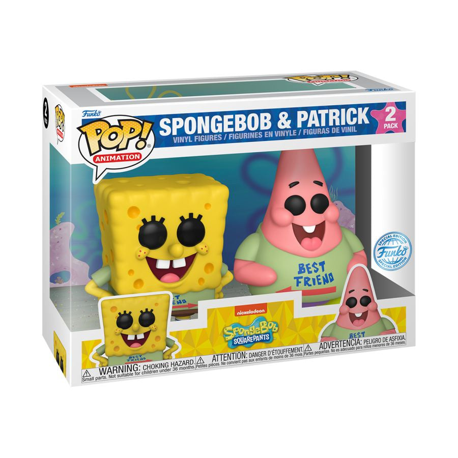 SpongeBob Squarepants - Best Friends US Exclusive Pop! Vinyl 2-Pack