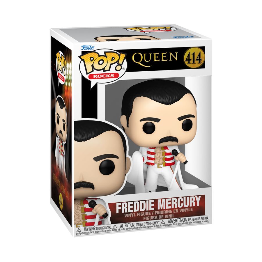 Queen - Freddie Mercury (with Cape) Pop! Vinyl #414