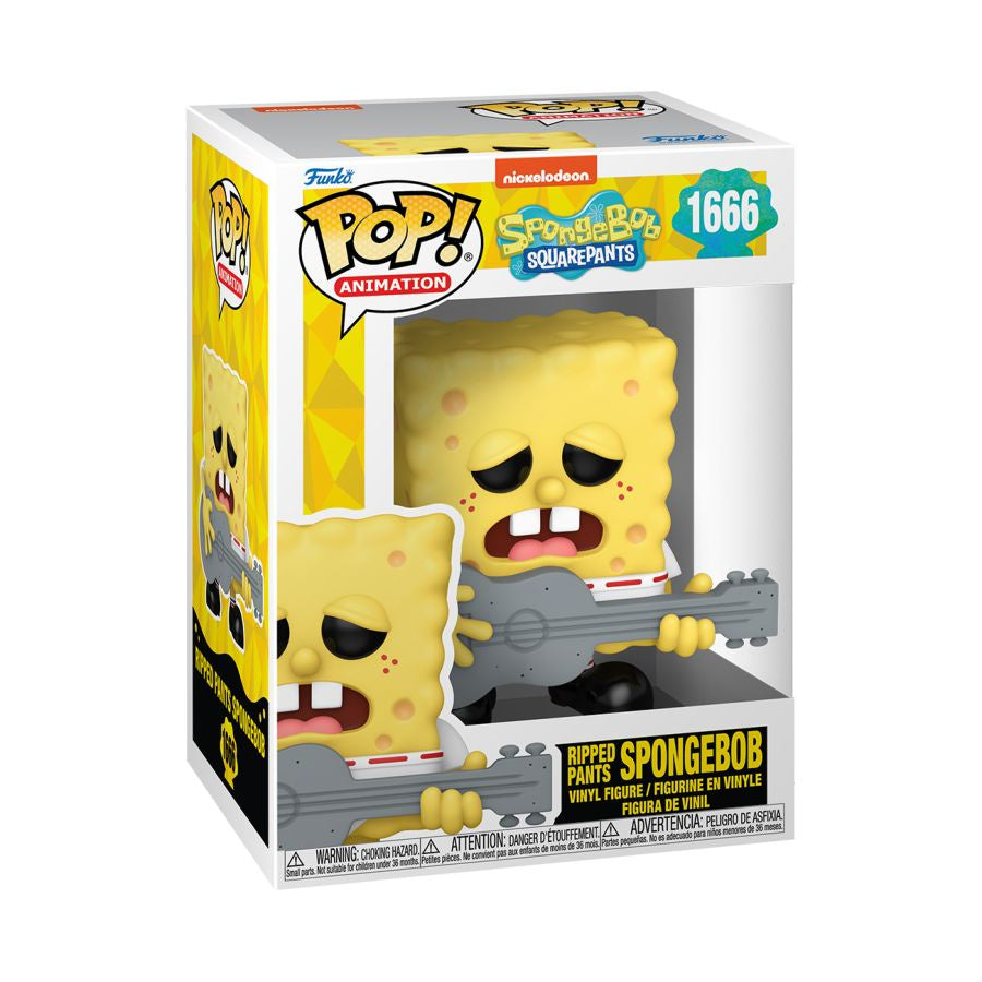 Spongebob: 25th Anniversary - Ripped Pants Spongebob Pop! Vinyl #1666