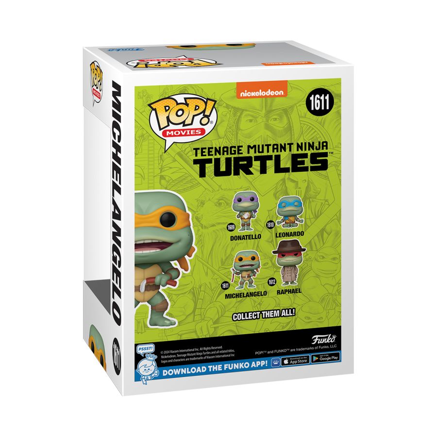 Teenage Mutant Ninja Turtles (1990) - Michelangelo Pop! Vinyl #1611