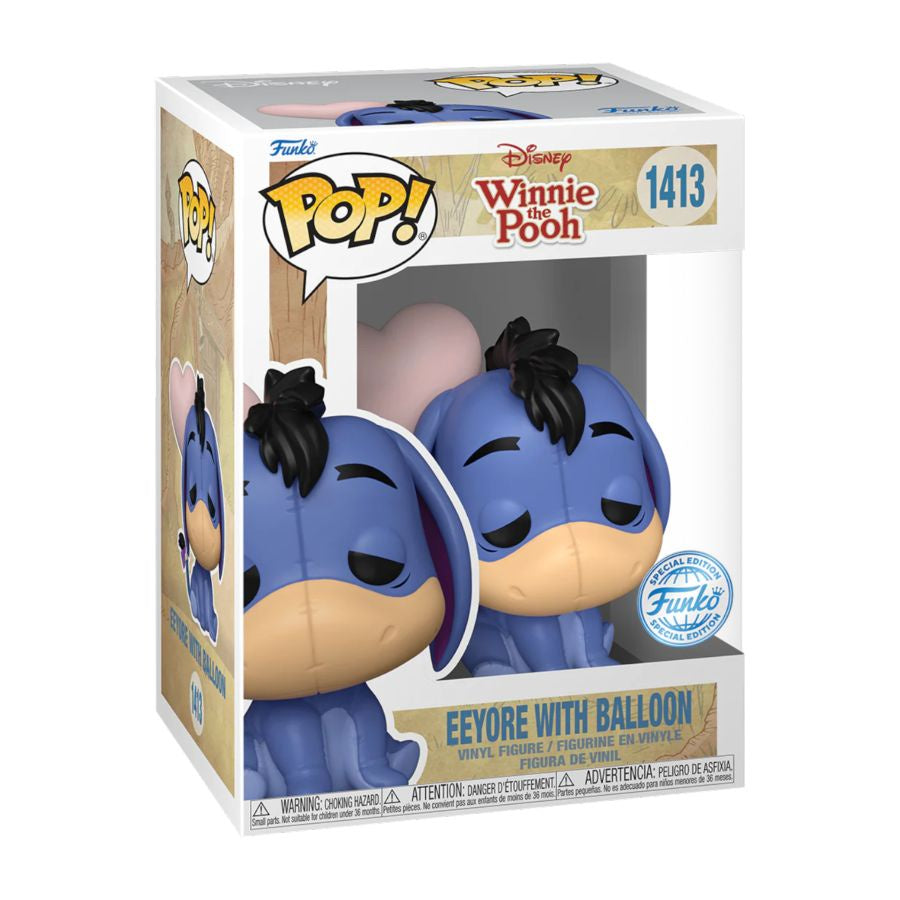 Winnie the Pooh - Eeyore With Heart Balloon US Exclusive Pop! Vinyl