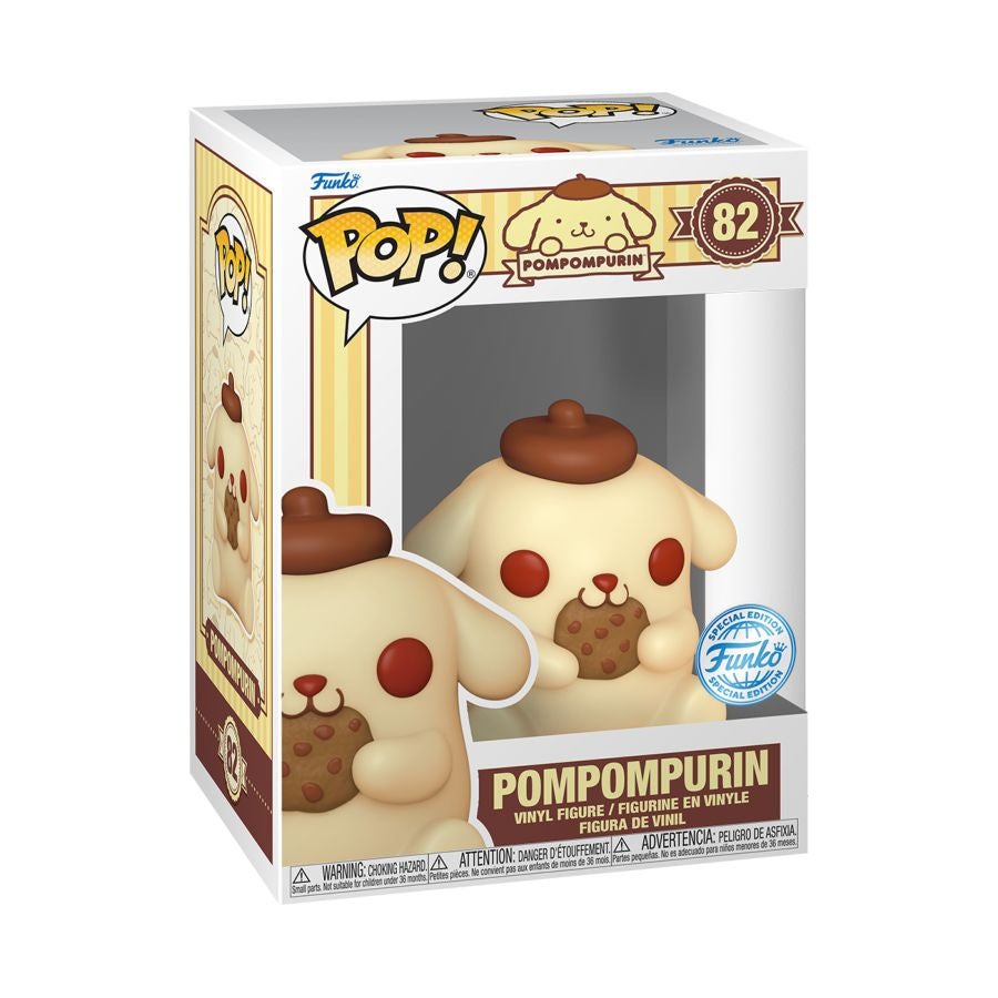 Hello Kitty - Pompompurin (with food) US Exclusive Pop! Vinyl #82